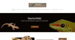 Desktop Screenshot of geckoweb.org
