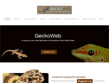 Tablet Screenshot of geckoweb.org